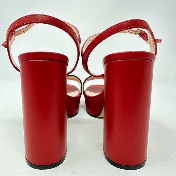 Gucci Marmont GG Platform Sandals Size EU 39.5 - Picture 6 of 16